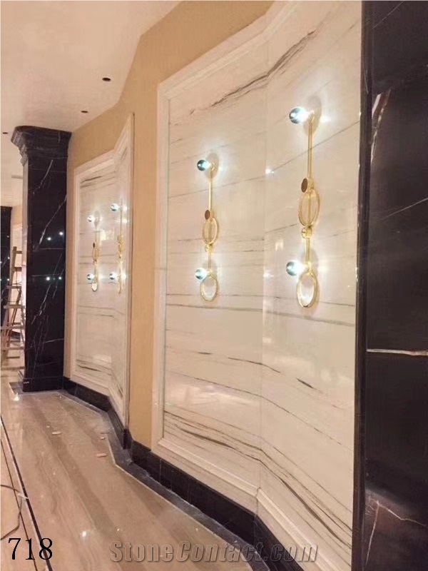 Eqvator White Bianco Striata Marmara Beyazi Bleu