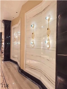 Eqvator White Bianco Striata Marmara Beyazi Bleu