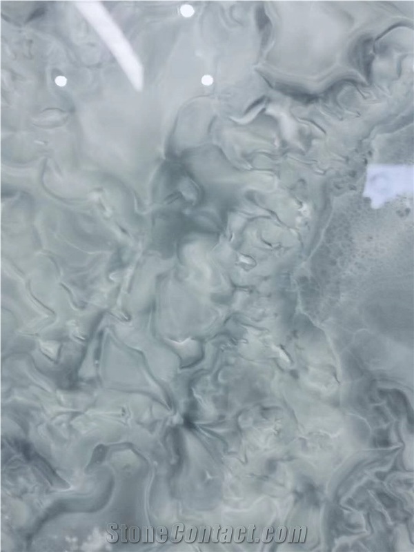 Iran Gold Blue Jade Onyx Golden Stone Wall Panel