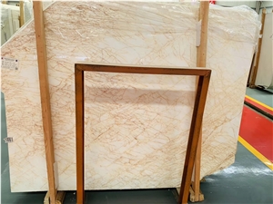 Jade Vein Red Spider Marble Slabs Pink Floor Tiles