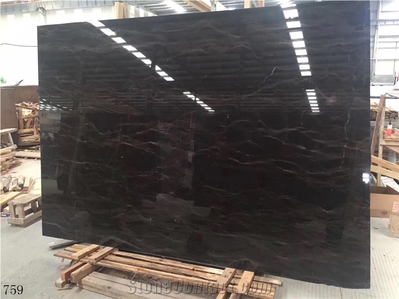 Karibib Black Marble for Floor Stone Tile Slab