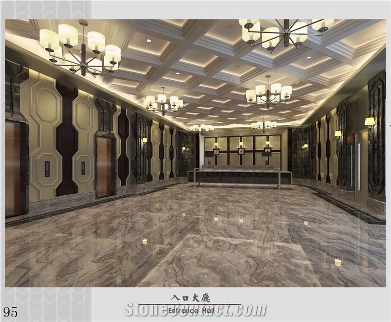 Roman Impression Quartzite Wall Stone Tile Slab