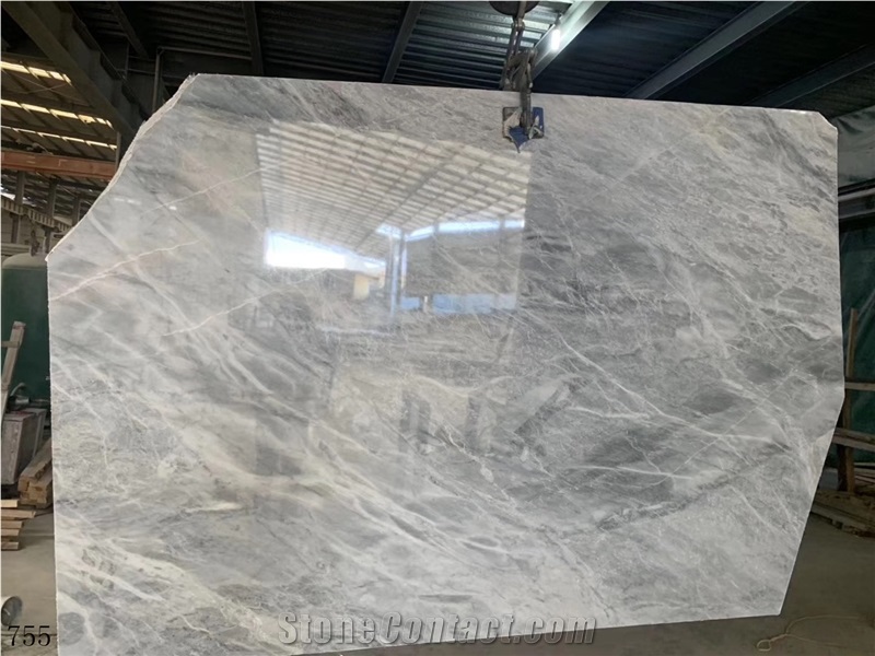 Turkey Adalya Eva Grey Floor Stone Tile Slab