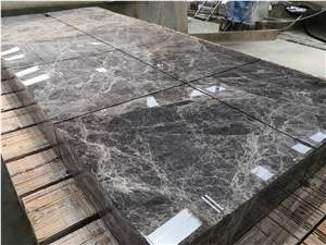 Dark Grey Tundra Spider Marble