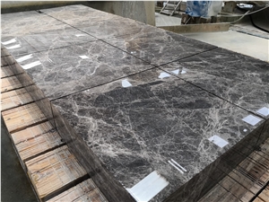 Dark Grey Tundra Spider Marble