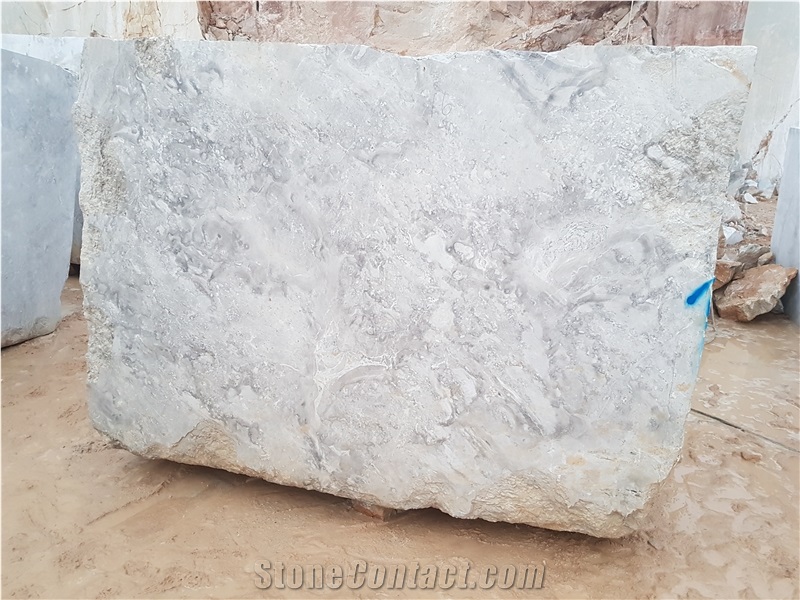 Turkish Amazon Gray Marble Block, Turkey Grey Marble