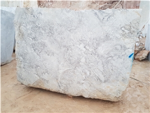 Turkish Amazon Gray Marble Block, Turkey Grey Marble