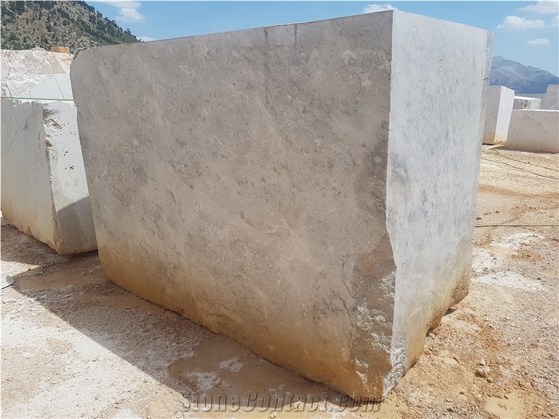 Turkish Amazon Gray Marble Block, Turkey Grey Marble