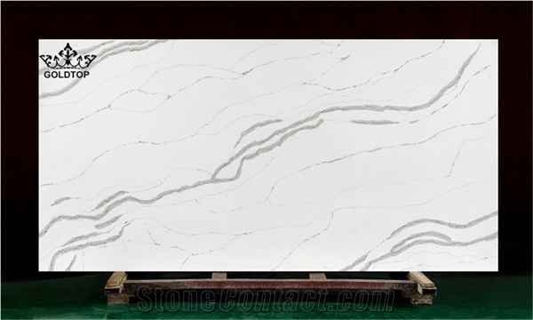 Artificial Calacatta Slabs Floor Tile