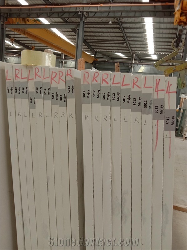 Calacatta White Quartaz Slabs Tiles Engineer