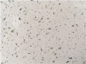 New White Calacatta Quartz Slab Artificial Stone