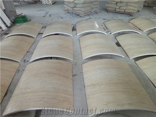 Polished Roman Hole Travetine Slabs Tiles