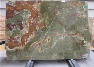 Chinese Polished Green Onyx Slabs