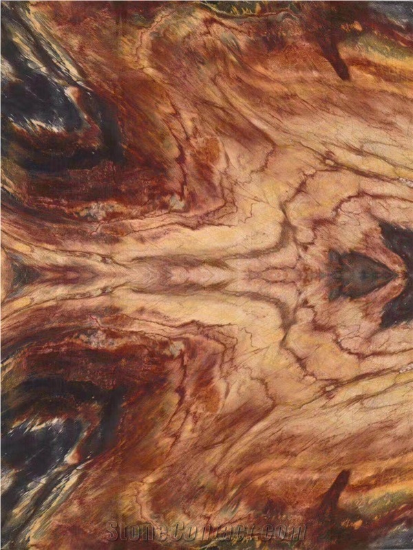Expensive Fire Phoenix Nature Marble Wall Design