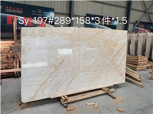 Nature Golden Spider Marble for Wynn Macau Hotel