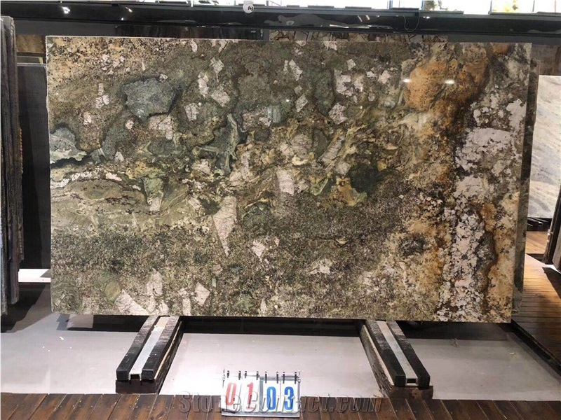Shangri-La Granite Honed Polished for Sale