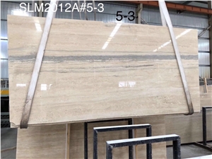 Small Size Italy Roman Sliver Grey Travertine