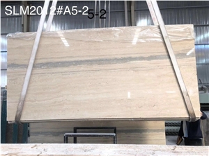 Small Size Italy Roman Sliver Grey Travertine
