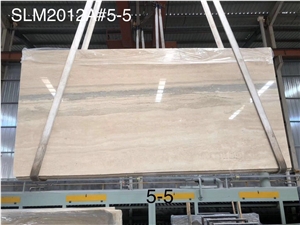 Small Size Italy Roman Sliver Grey Travertine