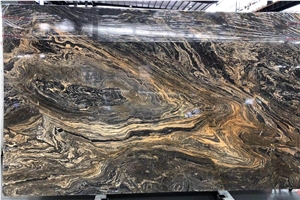 Thin Thick Quartzite Van Gogh Golden Tiles Slabs