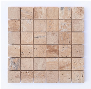 Mosaic From Natural Travertine