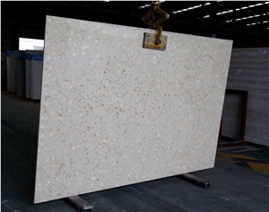 Beige Artificial Stone Slab for Floor Tiles