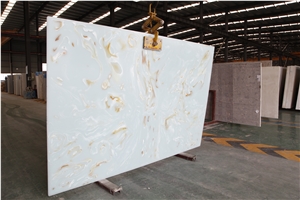 Blue Jade Artificial Stone Slab for Floor Tiles
