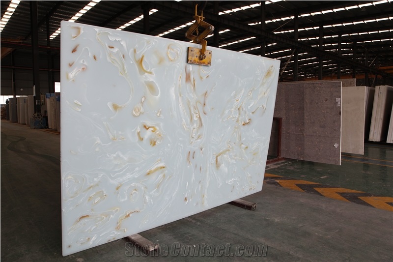 Blue Jade Artificial Stone Slab for Floor Tiles