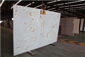 Blue Jade Artificial Stone Slab for Floor Tiles