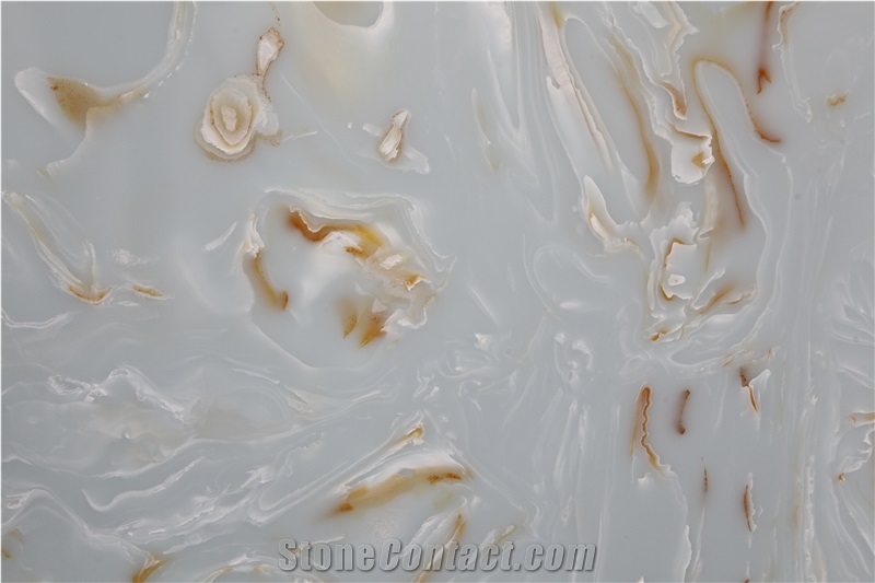 Blue Jade Artificial Stone Slab for Floor Tiles