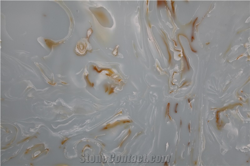 Blue Jade Artificial Stone Slab for Floor Tiles