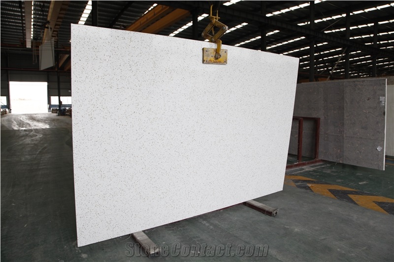 Silver Diamond Artificial Stone Slab