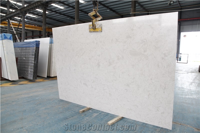 Xixi Grey Artificial Stone Slab for Floor Tiles