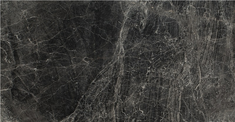Damasta Marble Slabs & Tiles, Damasta Black Marble