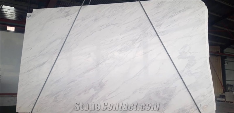Santa Marina Marble Slabs & Tiles, White Marble