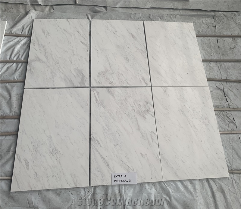 Santa Marina Marble Slabs & Tiles, White Marble