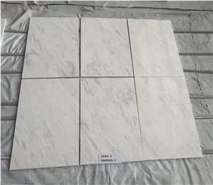 Santa Marina Marble Slabs & Tiles, White Marble