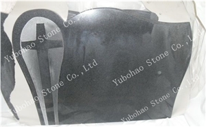 G654/Cross Upright Simple Granite Tombstone