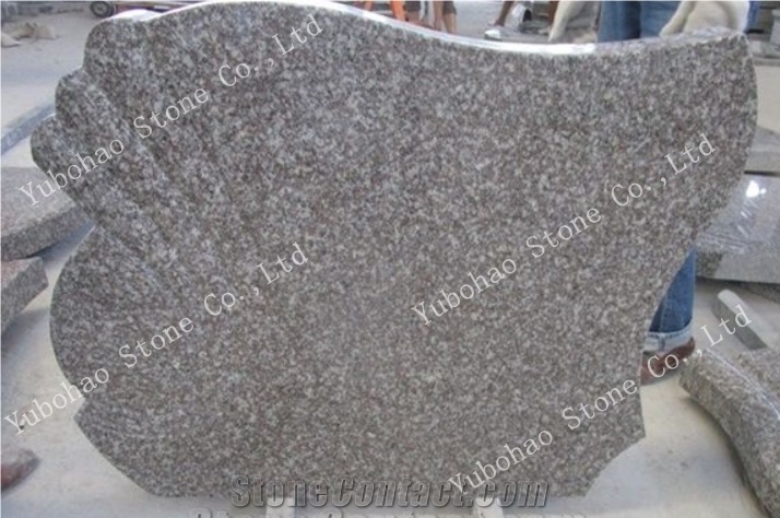 Old G664/Hungary Single Upright Granite Tombstone