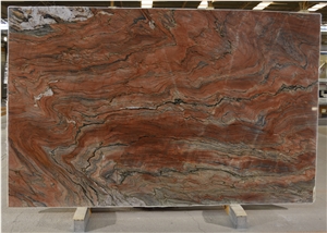 Red Tempest Quartzite Slabs