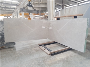 Vanilla Silver Grey Marble Slabs