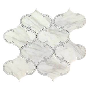 Arabesque Natural Lantern Marble Mosaic Stone Tile
