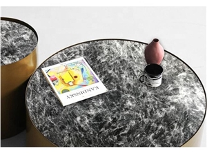 Black Ice Galaxy Onyx Cafe Table Tops