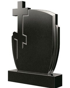 Black Marble Monument Tombstone