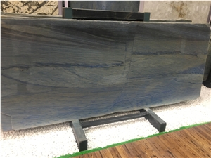 Blue Azul Macaubas Quartzite Slabs for Background