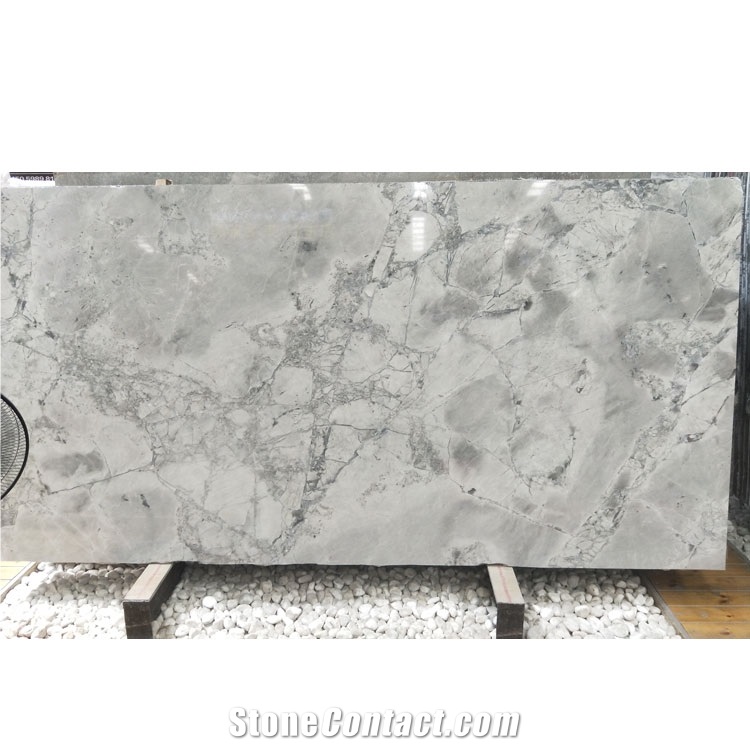 Calacatta Grey Super White Quartzite Interior Wall