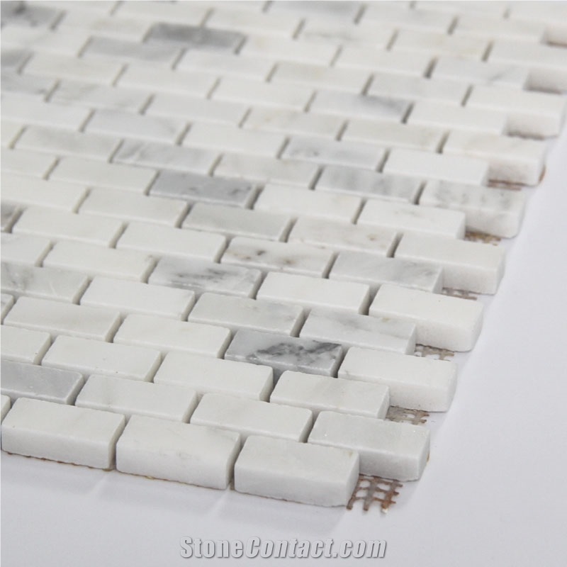 Cheap Mosaic East White Brick Mosaic