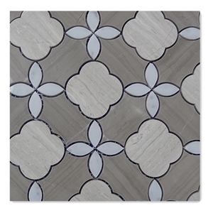 China Supply Italian Carrara Marble Wall Mosaic