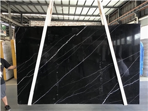 Chinese Marquina Marble Ashlar Pattern