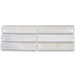 Crema Marfil 2-12x12 Chair Rail Trim Molding